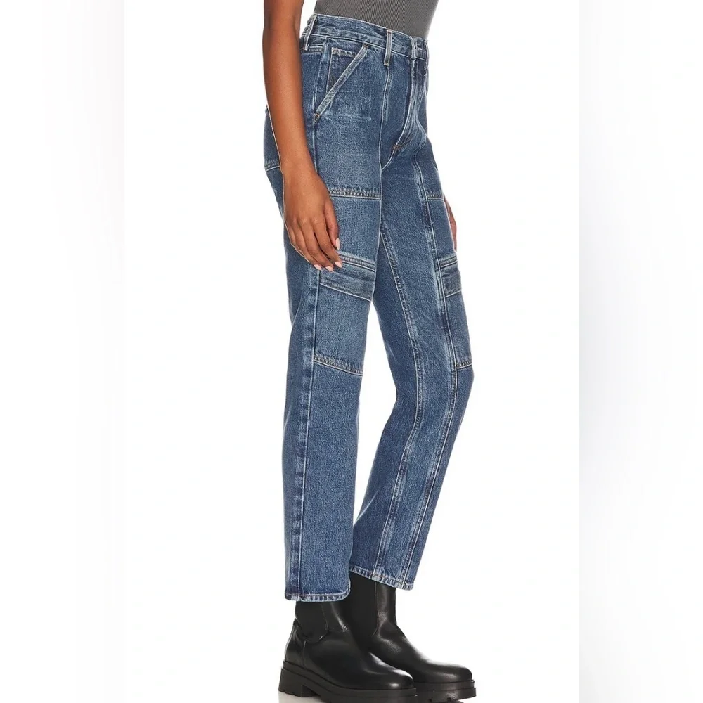 AGOLDE Cooper Cargo in Denim Blue Women's